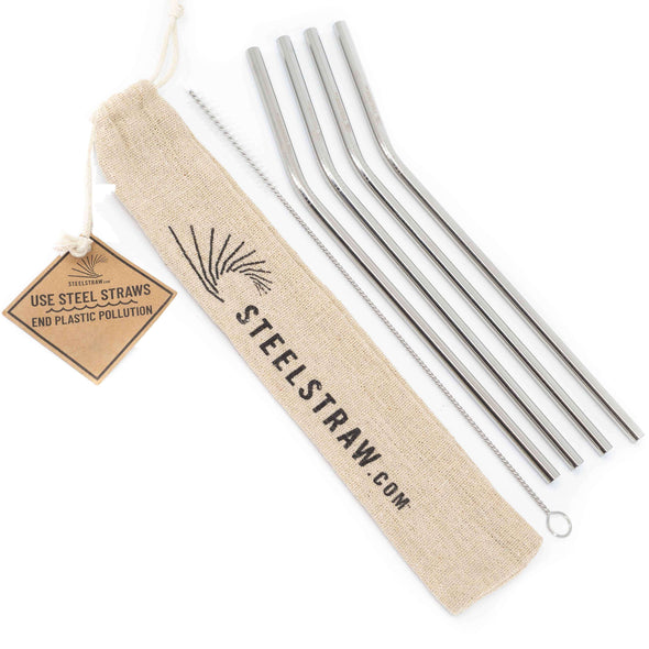 Curved Reusable Straw Gift Sets