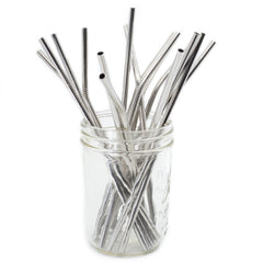 Single - Curved Metal Straws