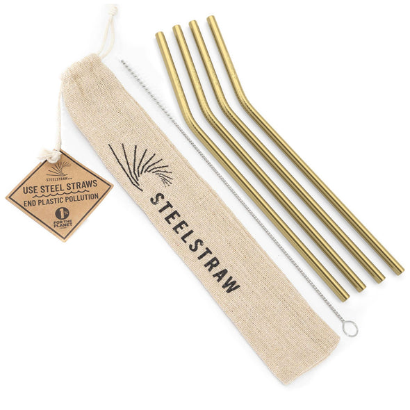 Curved Reusable Straw Gift Sets