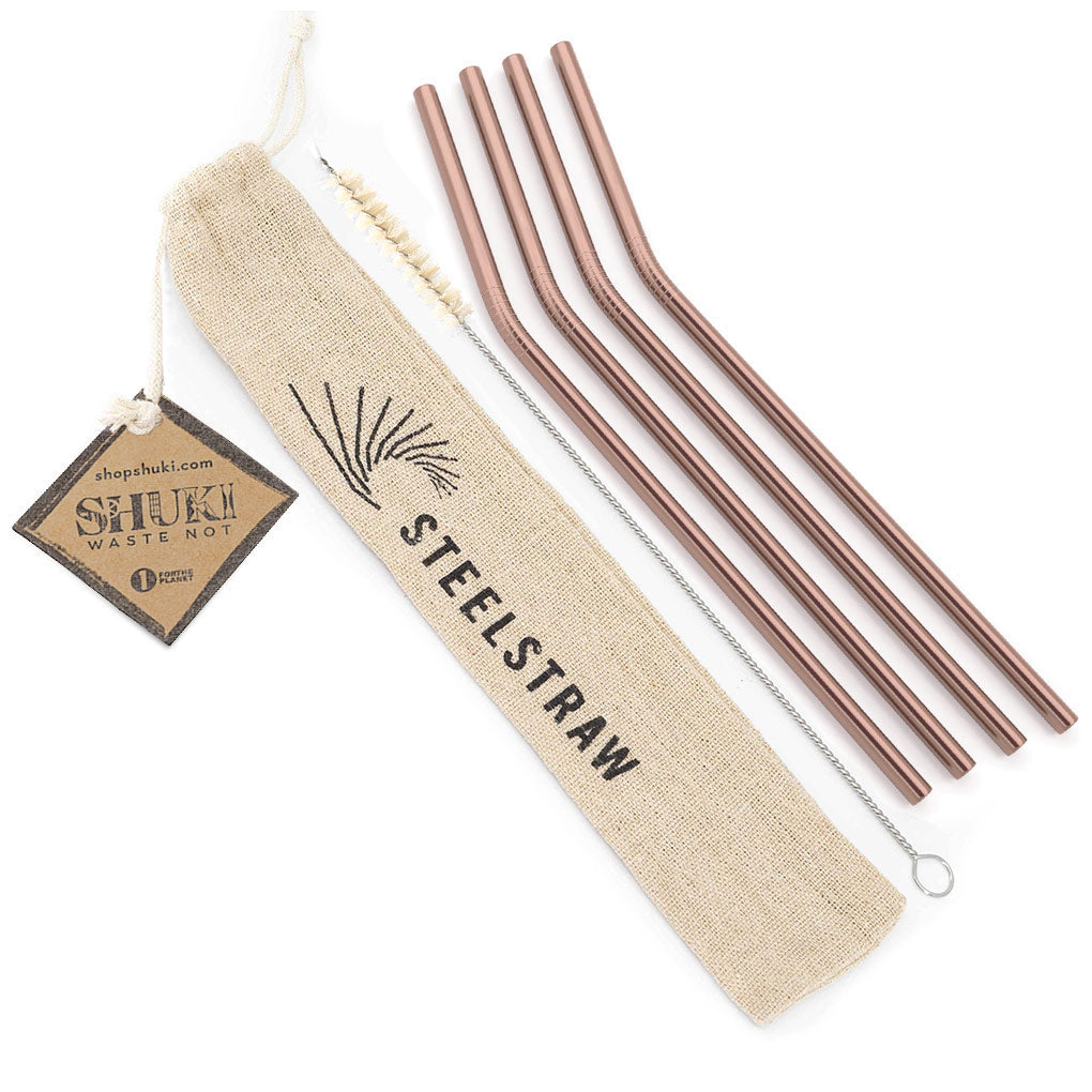 Metal Straws Gift Set - Reusable Straws - Stainless Steel Straws